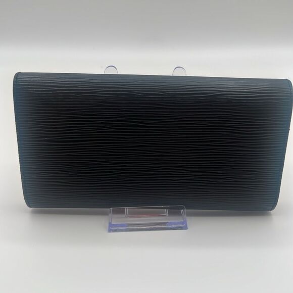 LOUIS VUITTON VINTAGE SARAH EPI LEATHER BLACK WALLET - EXCELLENT CONDITION - Picture 2 of 12